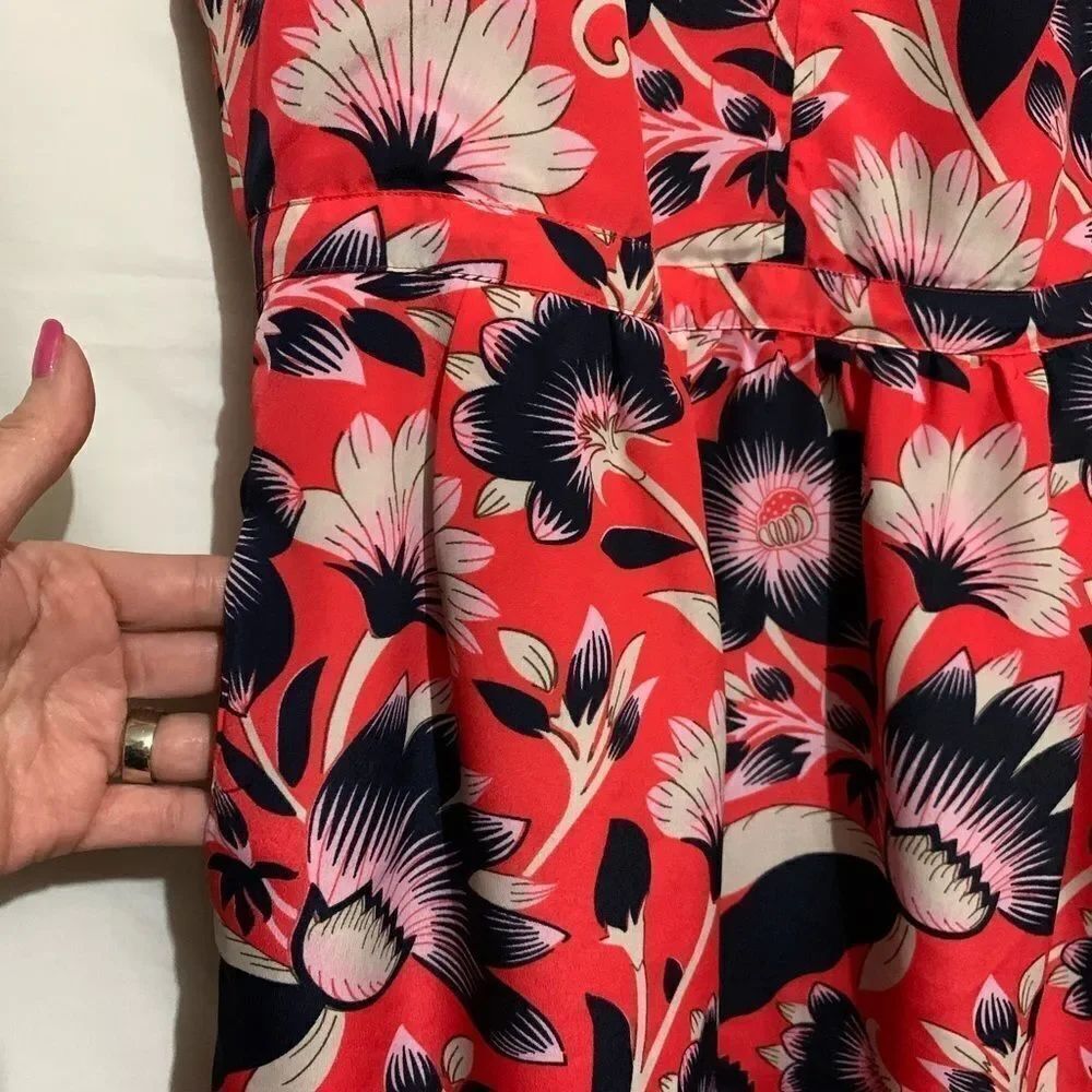 J.Crew Floral Cami Dress Size 6 - Picture 4 of 8